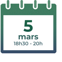 5 mars 2020, 18h30 - 20h 5 mars 2020, 18h30 - 20h