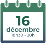 16 décembre 2021, 18h30 - 20h 16 décembre 2021, 18h30 - 20h