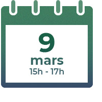 9 mars 2021 - 15h-17h 9 mars 2021 - 15h-17h