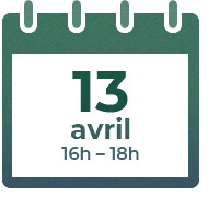 13 avril 2021 - 16h-18h 13 avril 2021 - 16h-18h