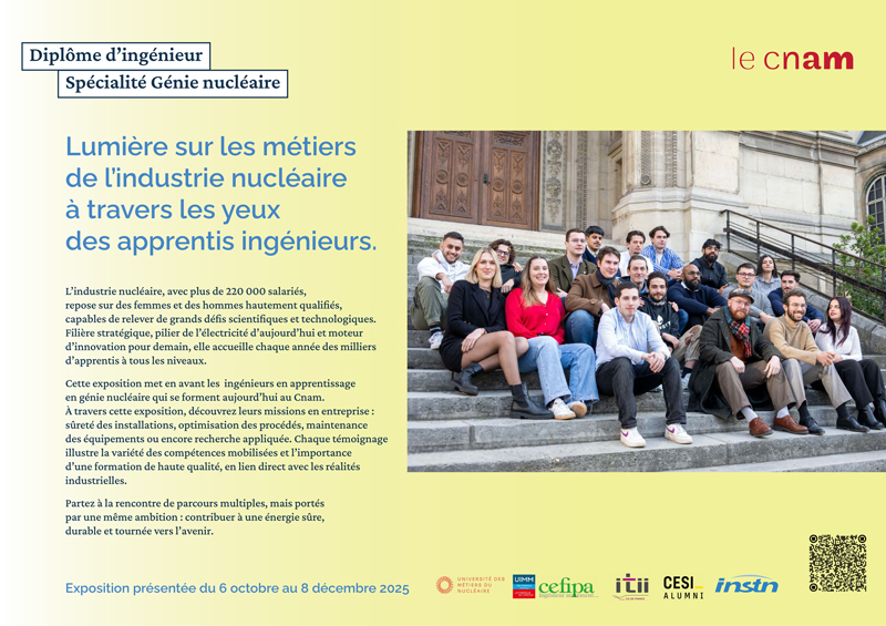 Exposition : Lumière sur les métiers de l’industrie nucléaire à travers les yeux des apprentis ingénieurs