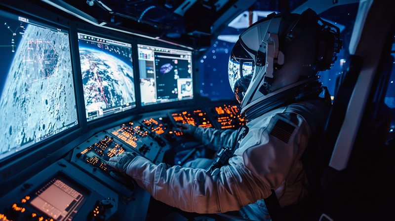 Astronautre dans l'espace