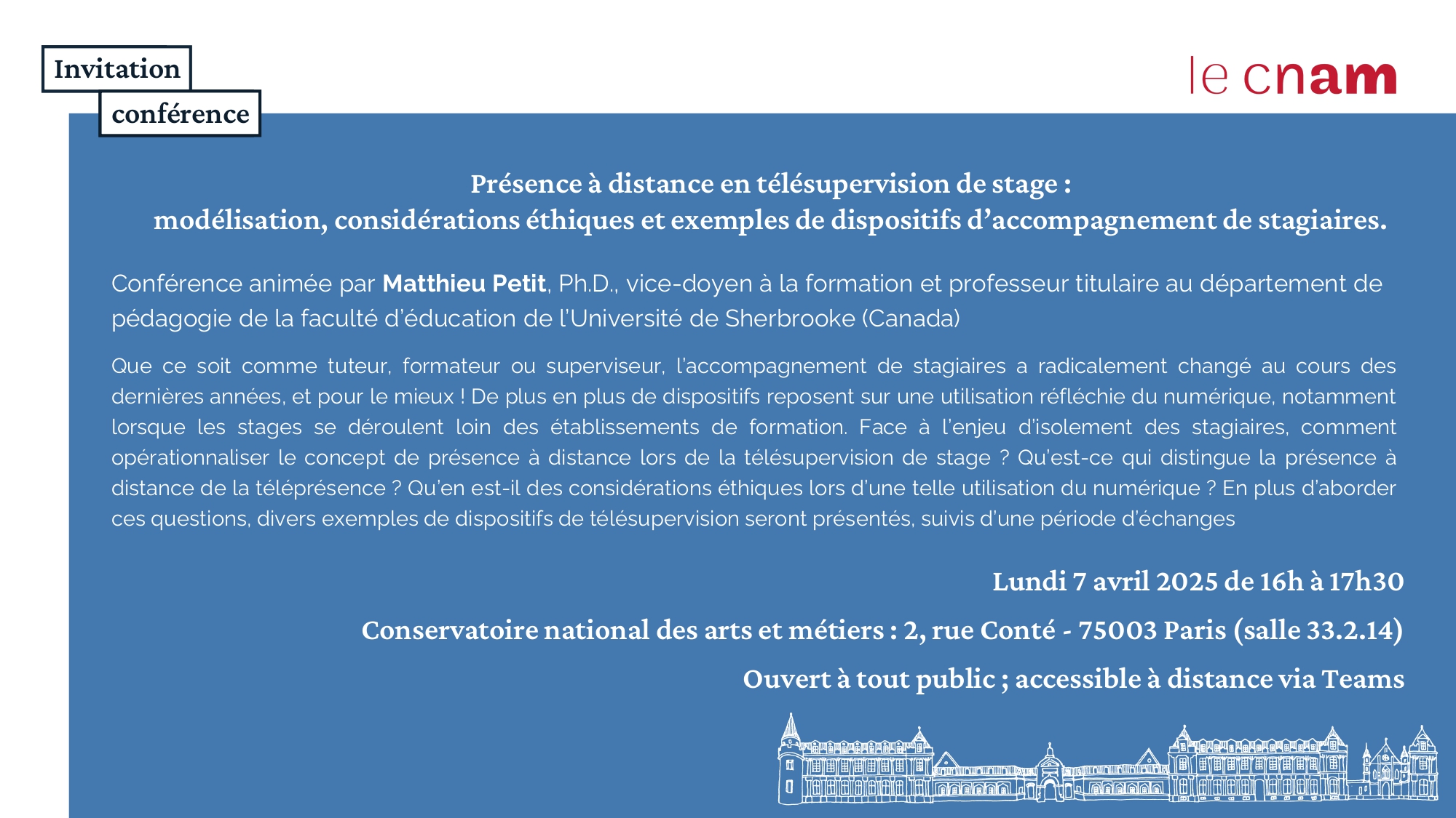 Présence à distance en télésupervision de stage : modélisation, considérations éthiques et exemples de dispositifs d’accompagnement de stagiaires