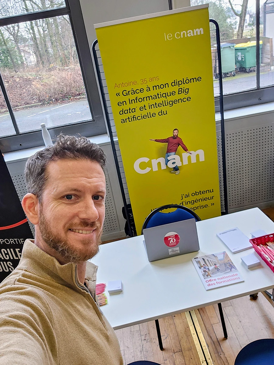 Benjamin Jorio, conseillère formation au Cnam