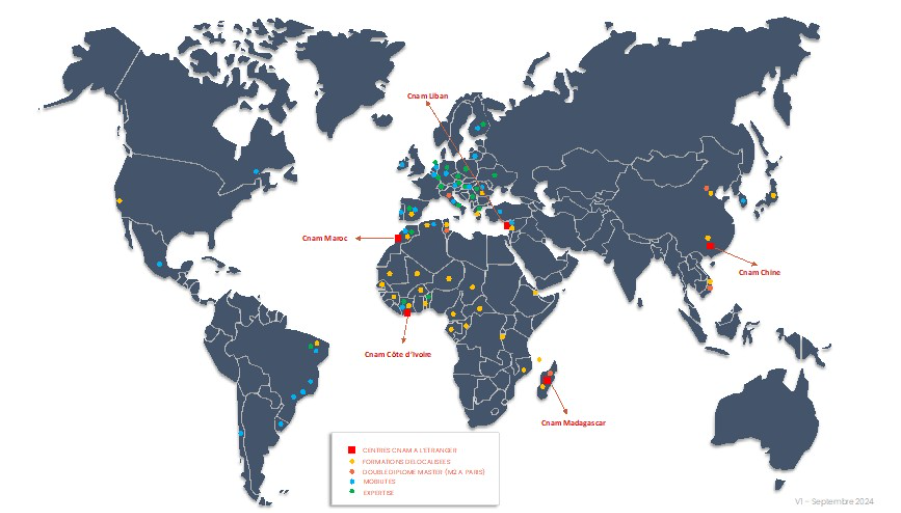 Carte partenaires et réseaux