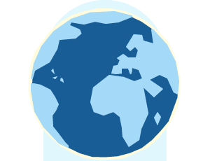 Illustration d'un globe terrestre