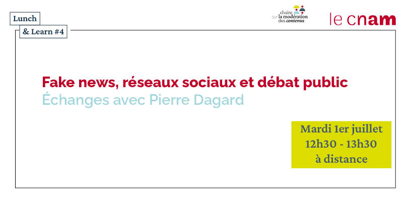 Fake news, réseaux sociaux et débat public, échanges avec Pierre Dagard