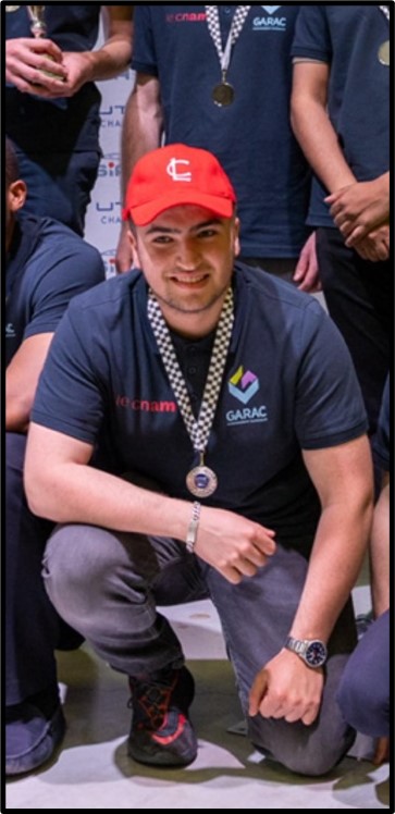 Nathan Bironneau, étudiant de la licence Sciences pour l'ingénieur
