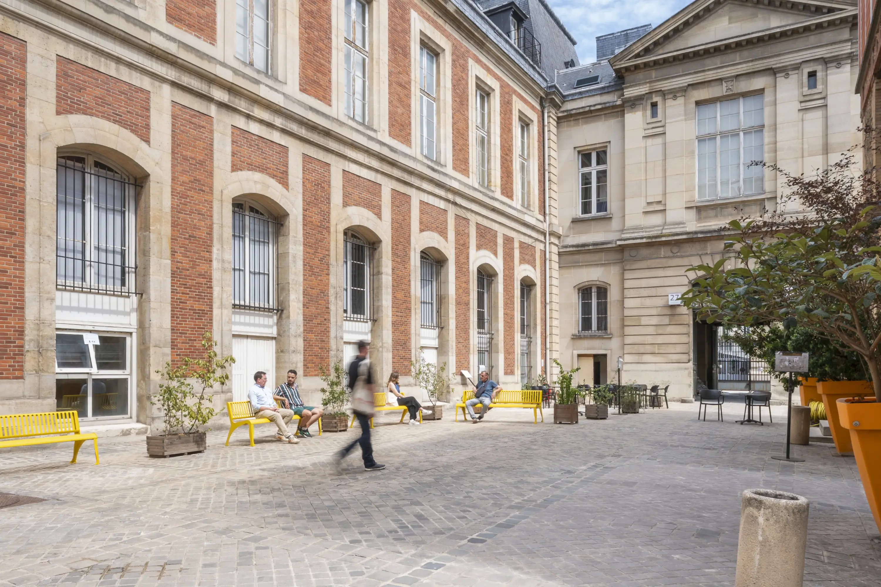 La cour du Cnam