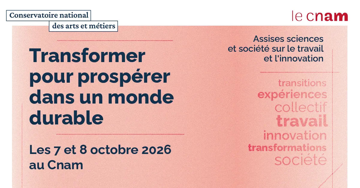 Les Assises Travail et Innovation se tiendront les 7 et 8 octobre 2026