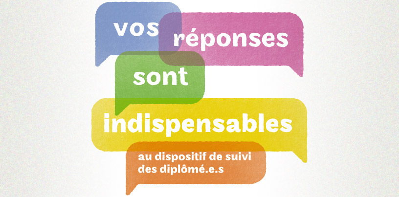 Enquête de suivi des diplômés: vos réponses sont indispensables