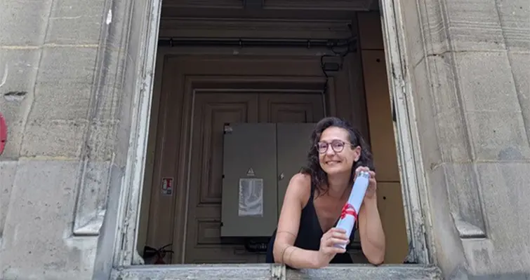 Portrait de Séverine Bastard, diplômée du master Prospective, innovation et transformation des organisations